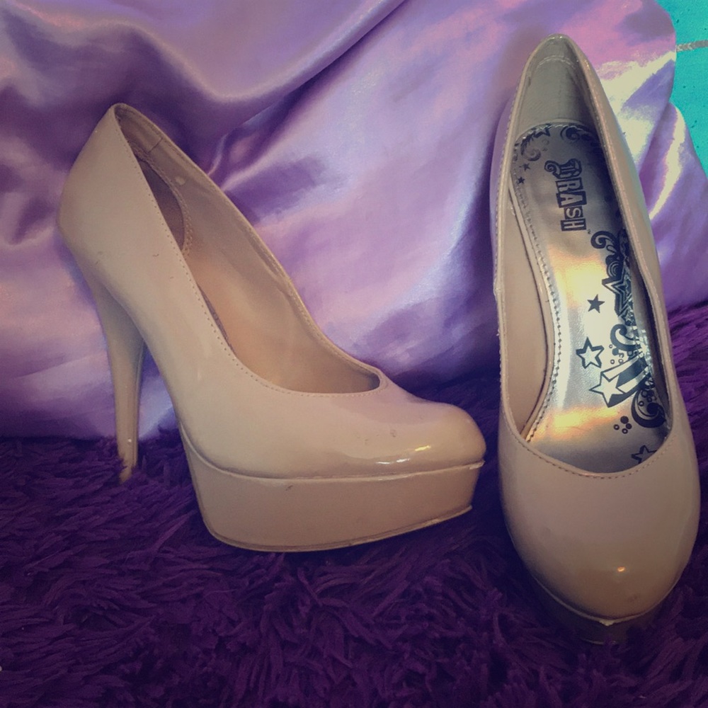 4’ inch nude heels